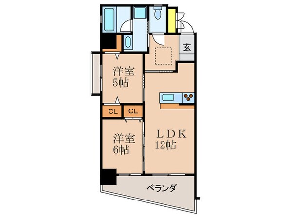 フェリ－チェ中井けやき通りの物件間取画像